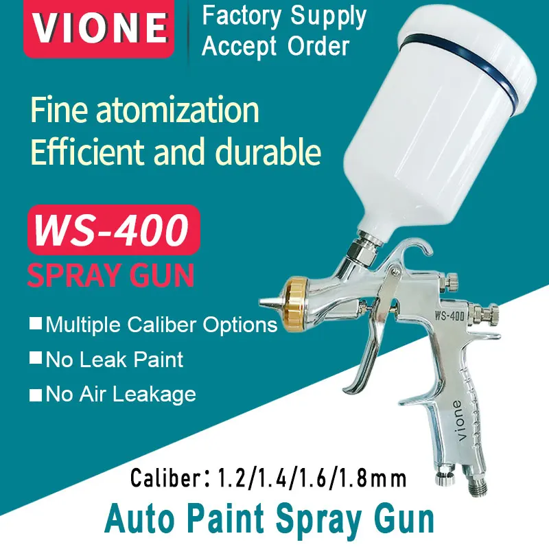 WS-400 LS-400 Manual Spray Gun Free Delivery WS400 Spray Gun HVLP High Quality Automobile Top Coat Spray Gun