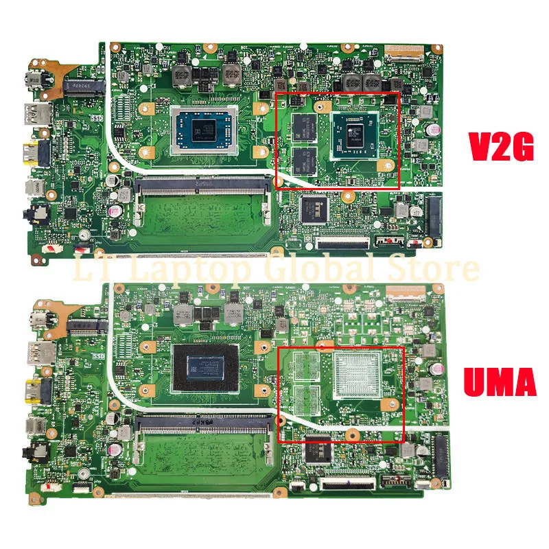 LT Laptop X512DA Mainboard For Asus VIVOBOOK F512DA X512D X712DA X512DK M712D Motherboard 0GB/4GB-RAM R3-3200 R5-3500 R7-3700U