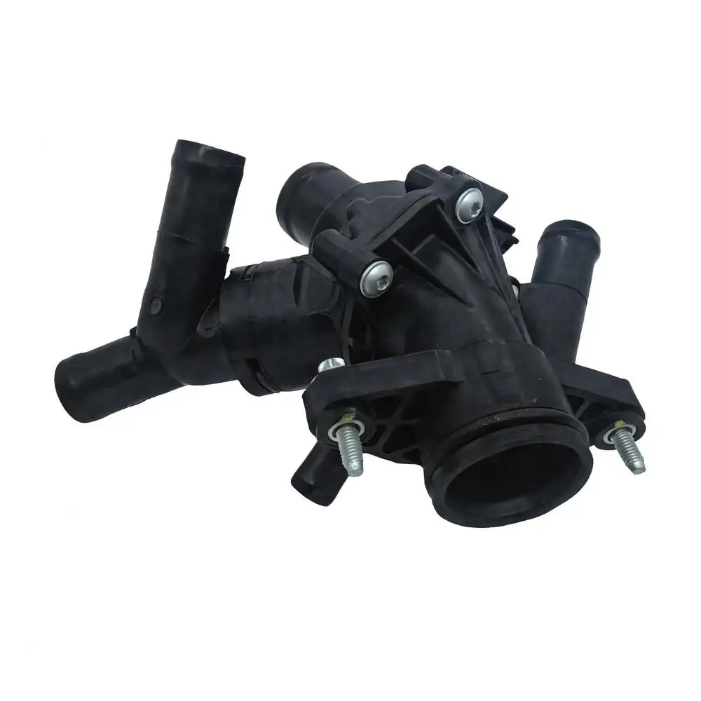 ZOOMKEY New Engine Coolant Thermostat For Mazda 3 5 6 L4 2.0L 2.5L 2006-2013 Water Outlet With Sensor LF941517Z
