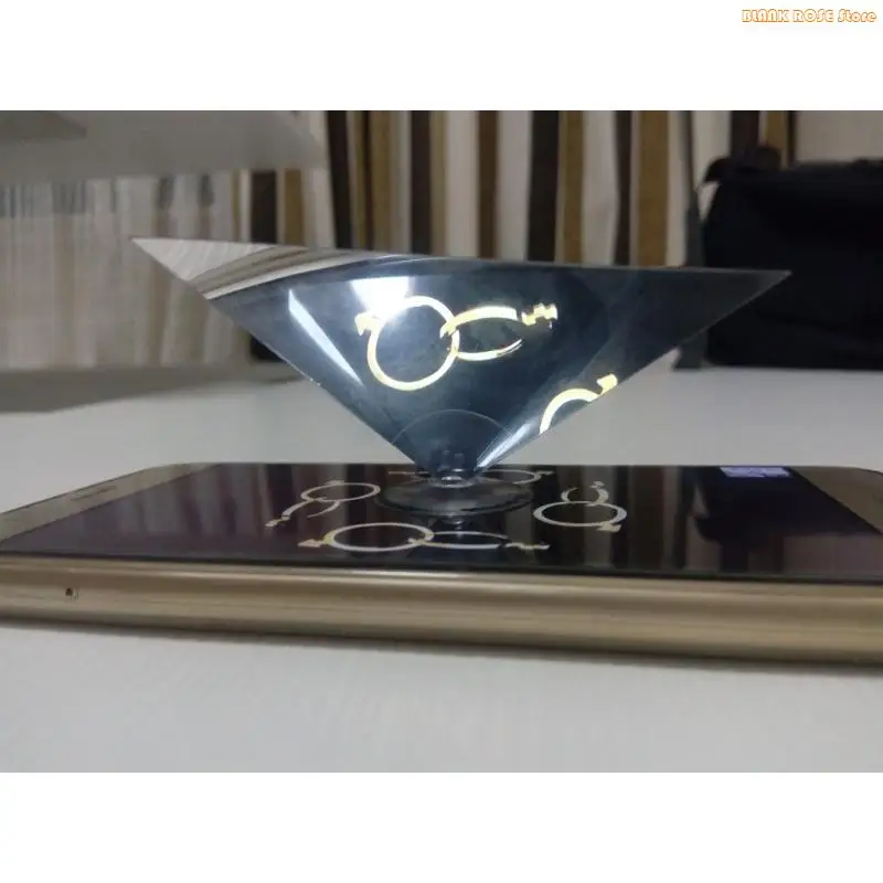 

K1AE Смартфон 3D-голограммный проектор 3D-проекторы Подставки для проектора Пирамида
