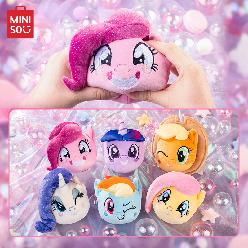 MINISO Blind Box My Little Pony Dumpling Slow Rebound Doll Animation Peripheral Children's Toy Birthday Gift Twilight Sparkle