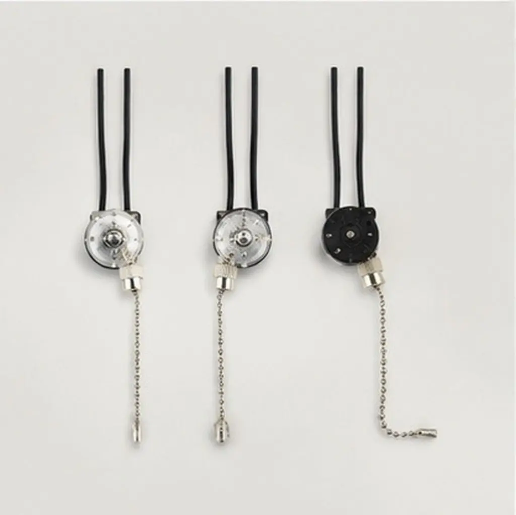 2Pcs Premium Pull-Chain Switch for Ceiling Fan Light Control Eco-Friendly Two- -Off Switch with Pull Chain for Fan Lamp