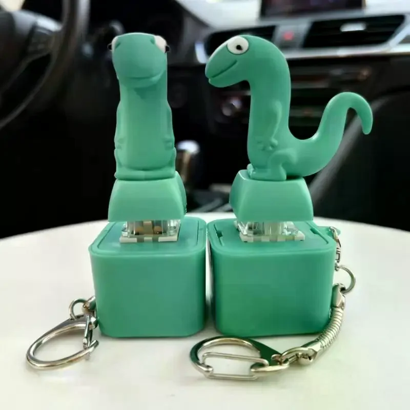 ثعبان زر الصوت المفاتيح مع أضواء ملونة قابلة للشحن الحيوان لوحة المفاتيح تململ الفرس الإجهاد الإغاثة شنقا حلية #1