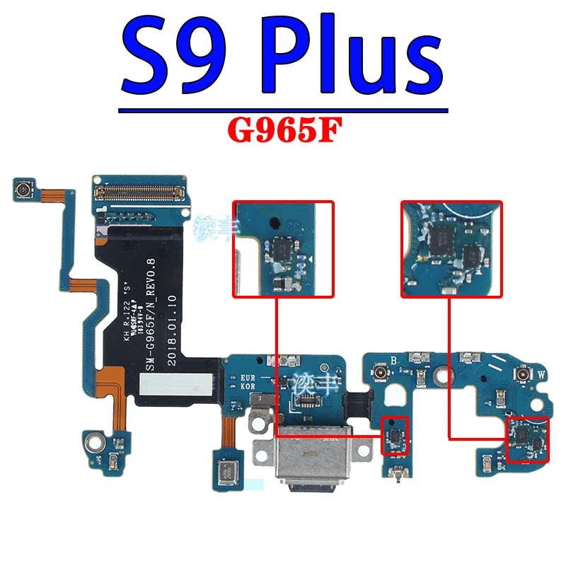 Usb Dock Charger Port for Samsung Galaxy G920 G925 G930 G950 G955 G960 G965 F U S6 S7 S8 S9 Edge Plus + Charging Board Module