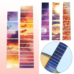 10 Styles Beautiful Electric Guitar Parts Fretboard Sticker Cross Inlay Decals Guitarra Accessories Ultra Thin Stickers