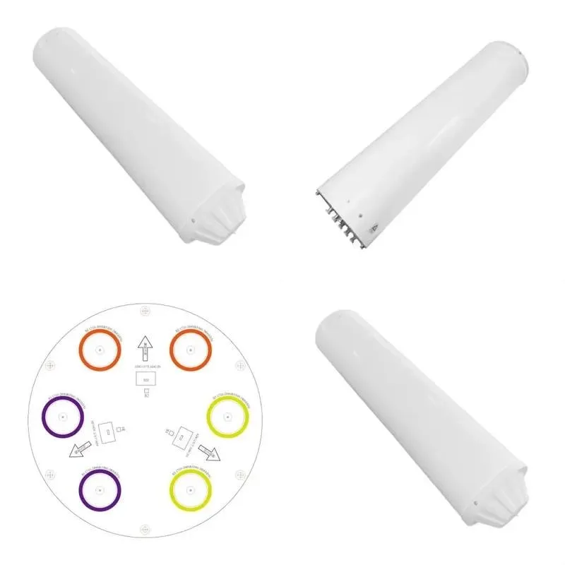 High Gain 3 Sector Antenna 1710-3800MHz 6 Port with 4.3-10 Female Connector