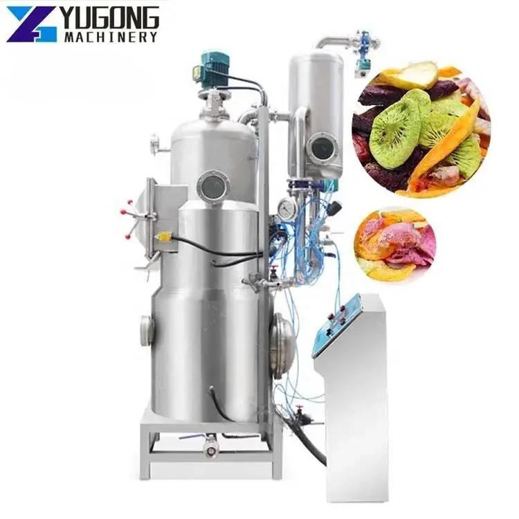 Stainless Steel Vacuum Frying Machine Vegetable and Fruit Potato Chips Onion Vacuum Frying Machine Commercial Deep Fryer Machine