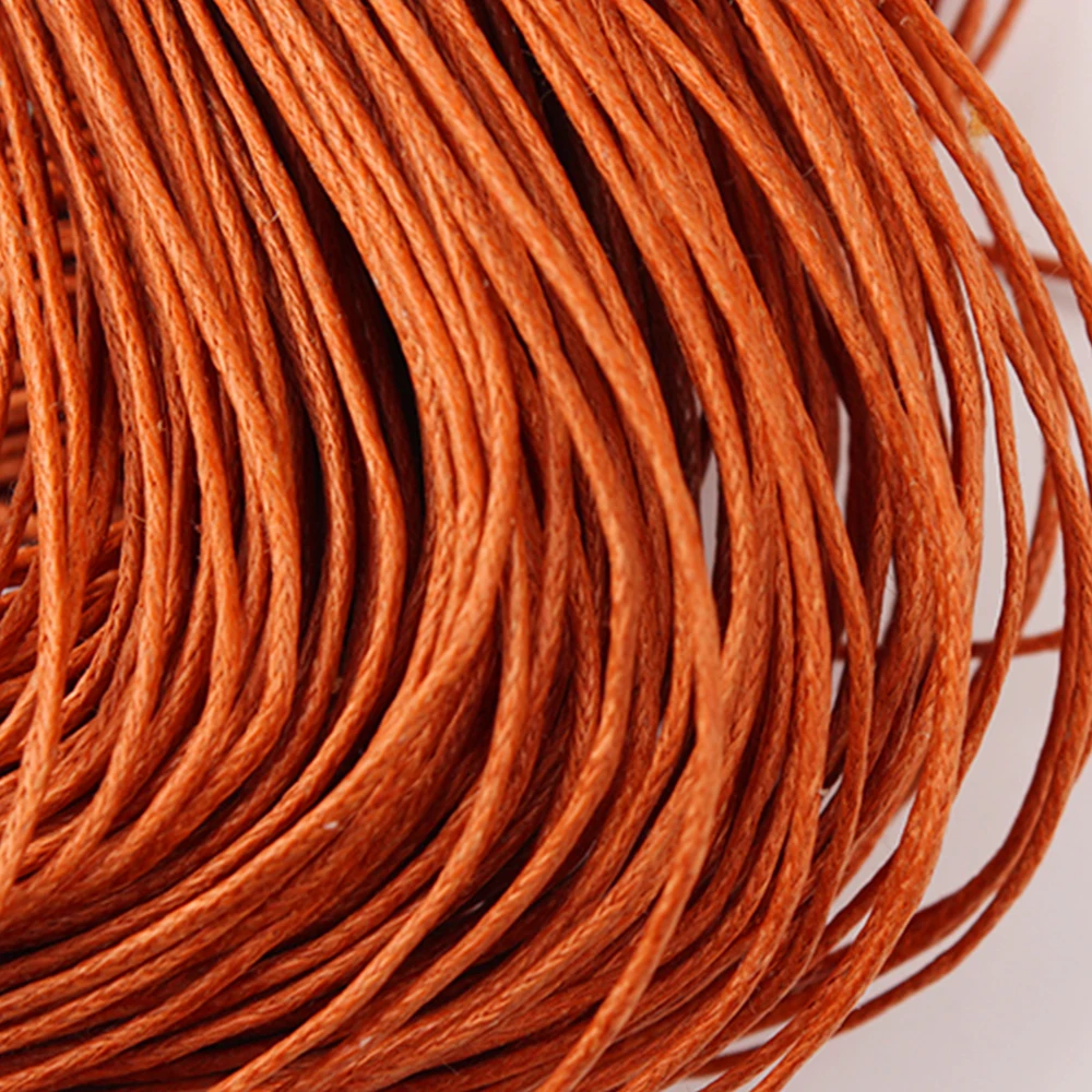 70 mt/los 1mm Gewachste Baumwolle String Bunte Perlen Schnur Seil Für Schmuck Machen DIY Armband Halskette Weben Zubehör liefert