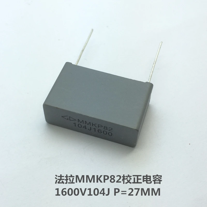 

10/50/100PCS Brand new original Farad MMKP82 correction capacitor 1600V104J 0.1UF 100nF P=27MM square capacitor