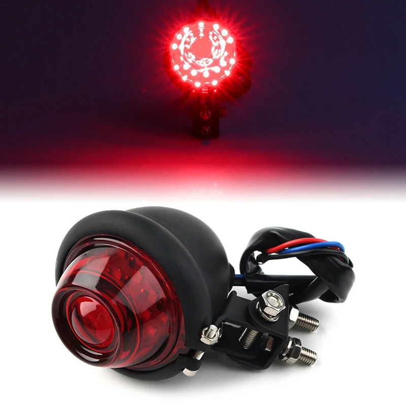 12V Led Tail Light Motorcycles Motorbike Brake Rear Lamp Tail Light for Chopper,