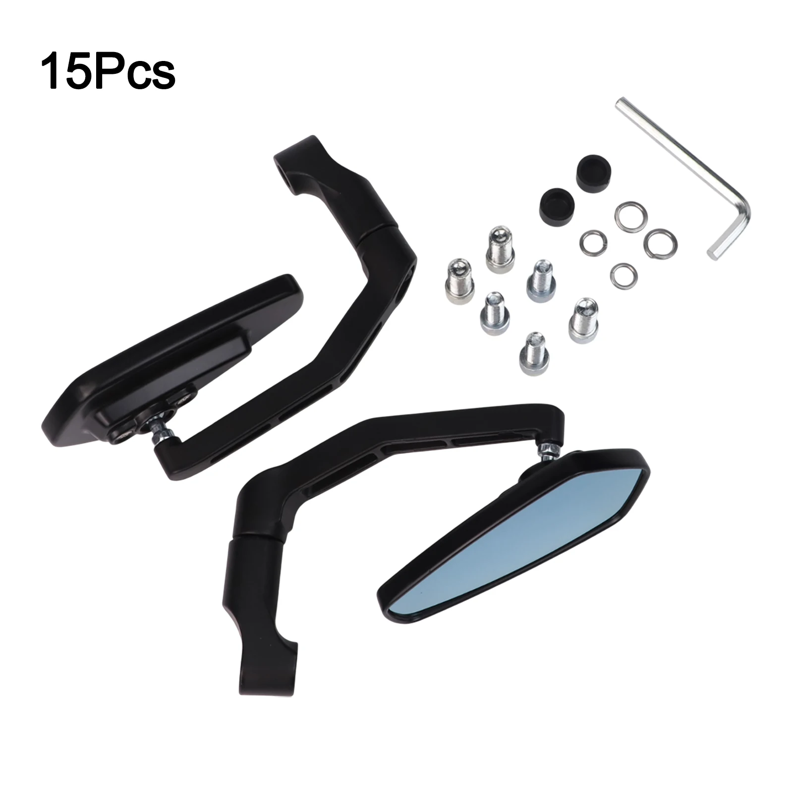 For Motorcycles Adjustable Viewing Angle Aluminum Alloy Mirror Motorcycle Accessory As Shown In The Picture Luxurious Look