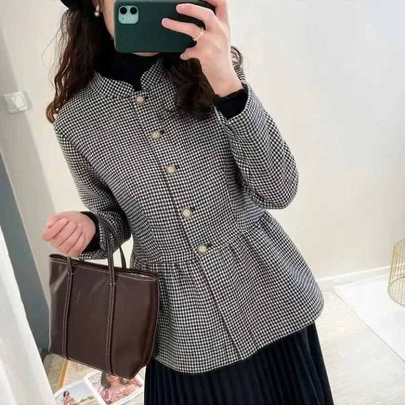 Jacket for Women Long Sleeve Coats Woman Korean Style Loose 2025 Trend Reviews Clothes Elegant Luxury New in Outerwears Lined