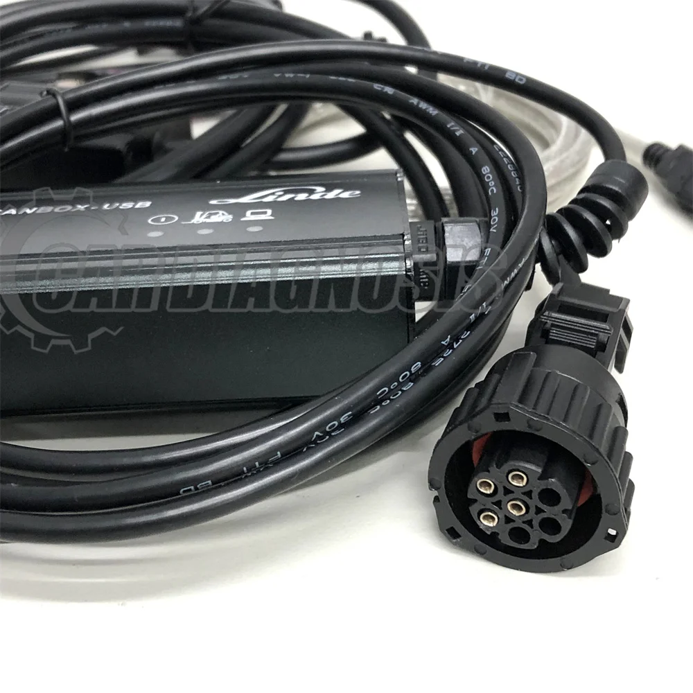 

4 Pin 6 pin DIAGNOSTIC Cable Multi Function Linde canbox DOCTOR diagnostic tool Forklift truck pathfinder LTD Diagnostic Tools
