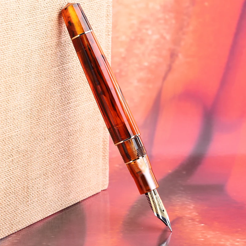 Majohn 800 Resin Fountain Pen No. 6 BOCK Nib / Majohn Nib with Converter Golden Clip Beautiful Office Business Writing Pen