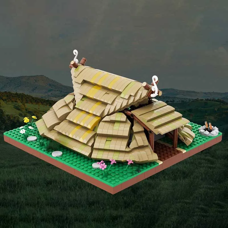 Modelo de Castillo Medieval Moc, bloques de construcción, casa antigua, tecnología de modelo, ladrillo, montaje artesanal, juguete de construcción, regalos de vacaciones