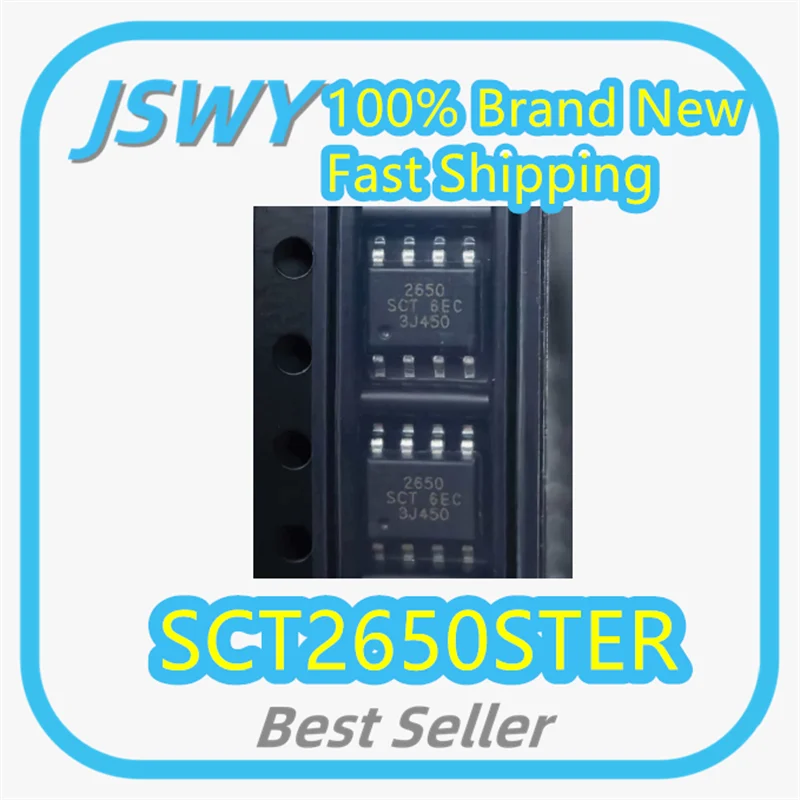 (10/100 pieces) SCT2650STER SCT2650 2650 ESOP-8 High-efficiency step-down DC-DC converter chip 100% brand new electronics
