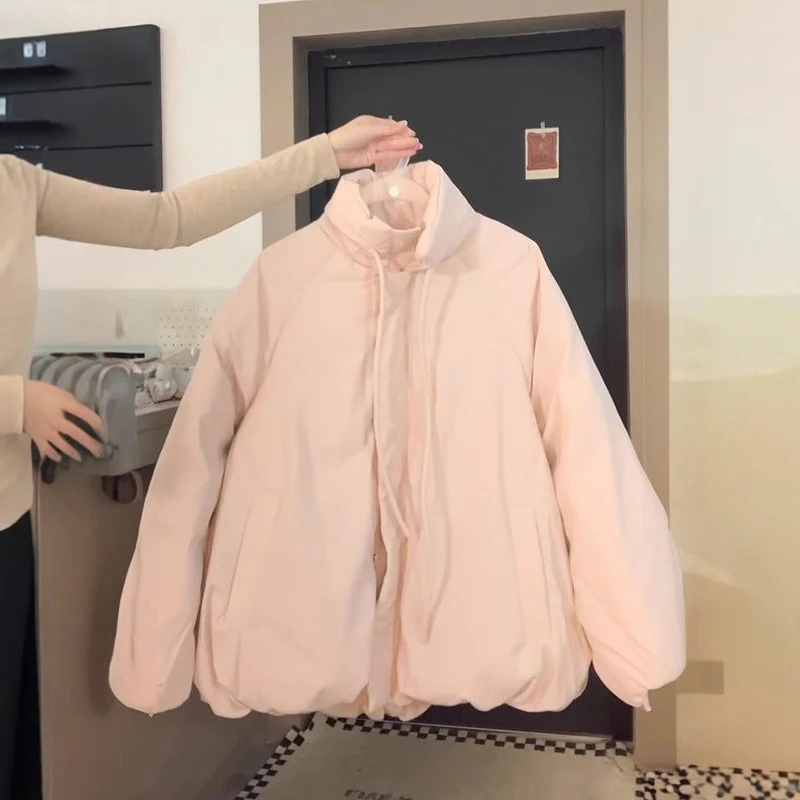 Design Sense Cotton-padded Jacket Coat 2025 Winter Loose Thick Warm Women's Cotton-padded Jacket