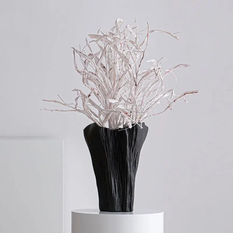 Art Creative Exhibition Hall High-end Decoration, Dried Flower Vase, Simple Modern Ceramics, Living Room Flower Ornaments