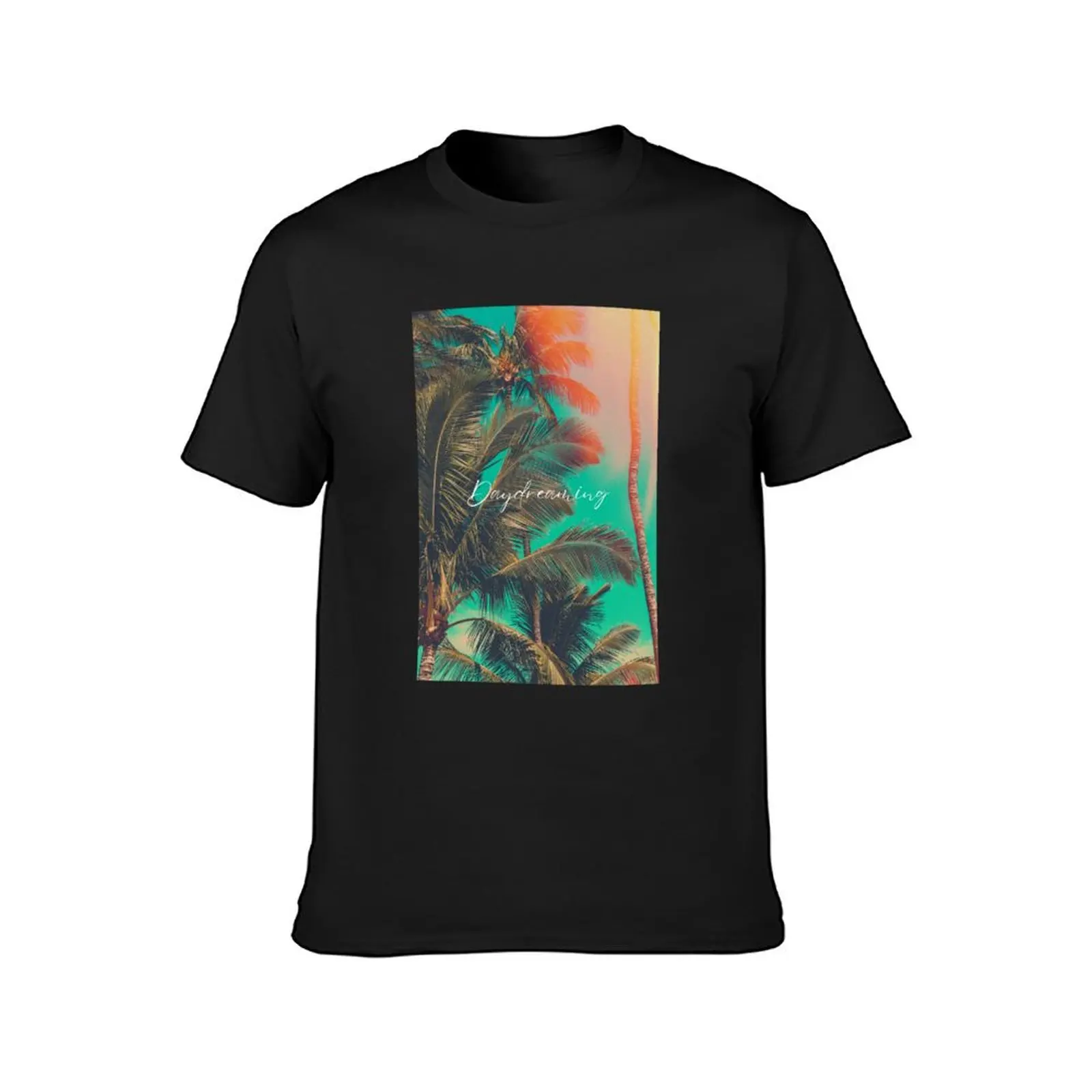 Tropical Colourful notebook T-Shirt anime sweat tees customizeds men clothing