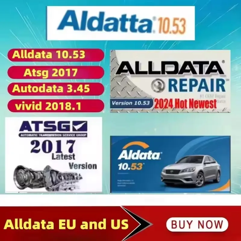 2024 Alldata 10.53 + معلومات automaticios 3.45 + Mi.chell 2015 + ATSG + Vivid Workshop + ElsaWin ET.A 8.3 Software de reparalos de