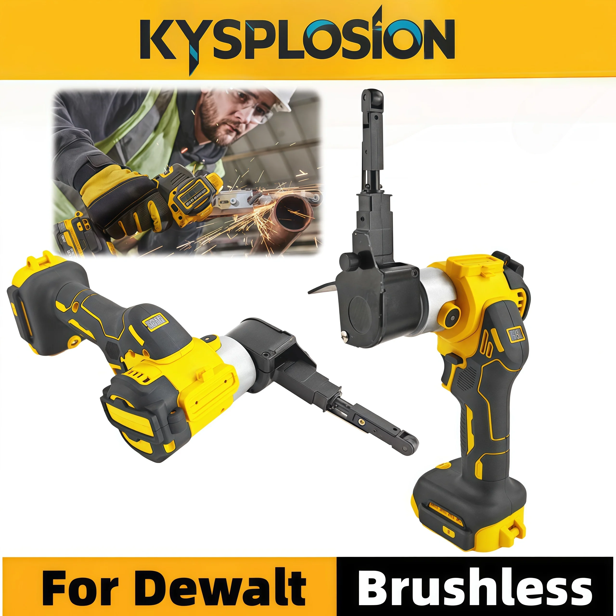

Аккумуляторная мини-шлифовальная машина DEWALT 18В, электрическая полировальная машина для металла и дерева, портативный шлифовальный инструмент.
