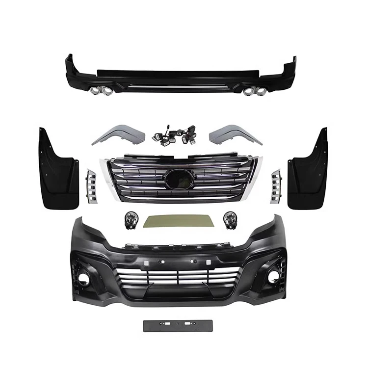 

Applicable to the 2014 Toyota Overlord Prado WALD modified large surround front and rear bumper body kit