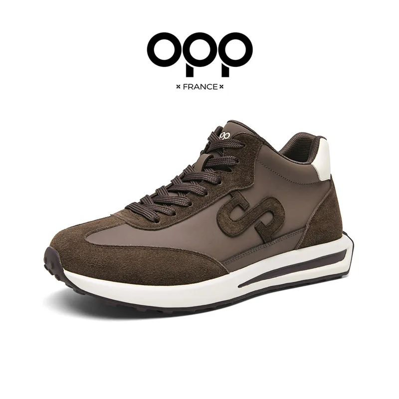 

OPP Luxury Design Men Casual Shoes Genuine Leather Sports New Sneaker Balance 327 Running Shoes Good Quality
