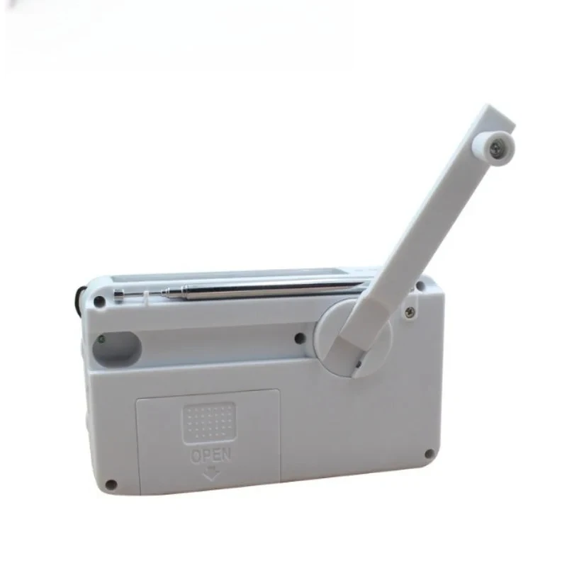 

Outdoor Emergency Solar Hand Power Flashlight Multi-function Radio Solar Radio