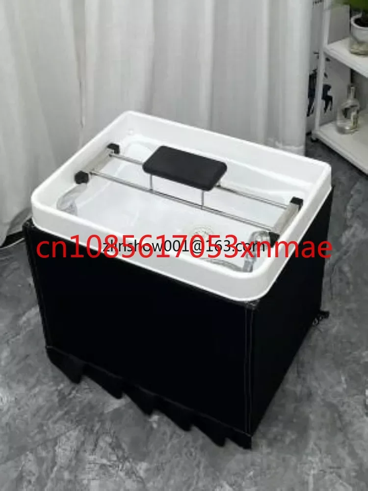 Facial Bed Separate Shampoo Basin Water Circulation Hair Care Beauty Basin Supporting Grafting Moving Head Treatment Basin