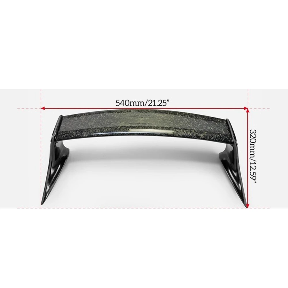 For Toyota Supra MK4 TRD Style Spoiler JZA80 Rear Wing Trunk Spoiler Carbon Fiber Blade 1993-2002