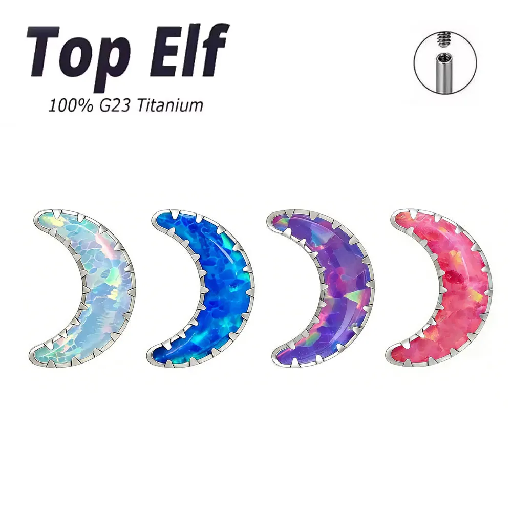

ASTM F136 Titanium PIERC Heart Marquise Pear Shaped Opal Paved Top Labret Lip Ear Tragus Helix Piercing Ear Studs Body Jewelry