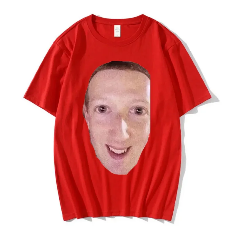 Camiseta de manga corta para mujer, ropa de calle de talla grande, con diseño de mald Zucc, Meme, Facebook, Mark, Zuckerberg