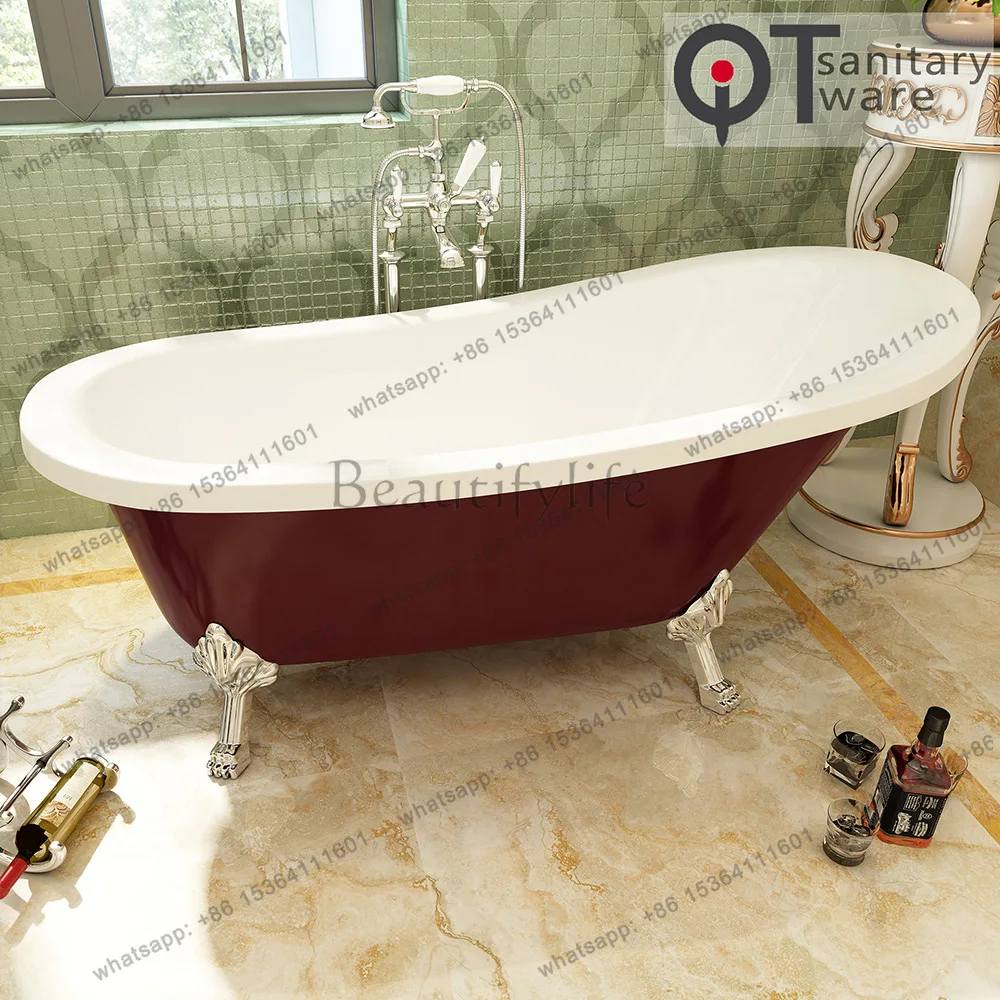 Directly from the manufacturer, elegant classical princess tank, European girl style acrylic bathtub QT-4004