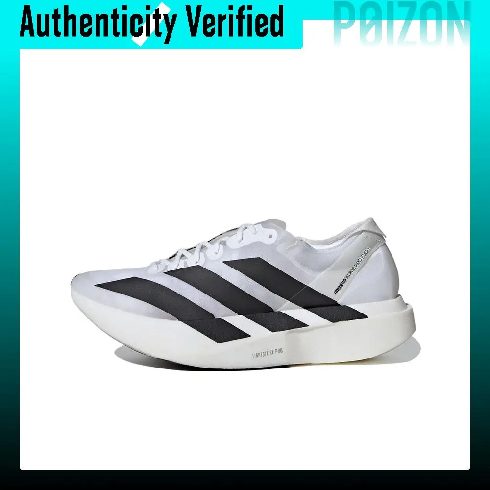 Adidas Adizero Adios Pro Evo Mesh Low top Carbon Plate Marathon Racing Running Shoes Men's White Black IH5564