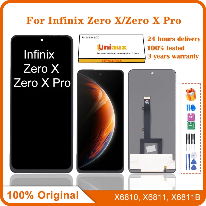 

6.67'' AMOLED For Infinix Zero X / Zero X Pro Mobile Phone LCD Screen Display assembly Touch Screen LCD Panel Replacement