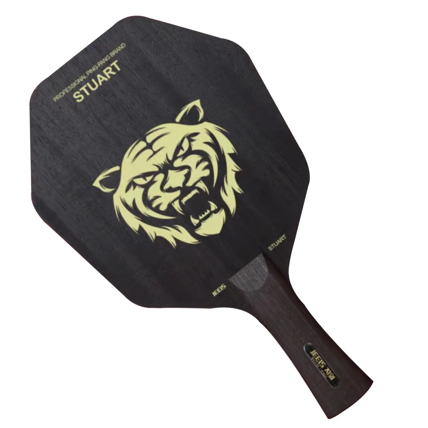 JEELS STUART Hexagon table tennis blade professional pure wood carbon attack pingpong racket