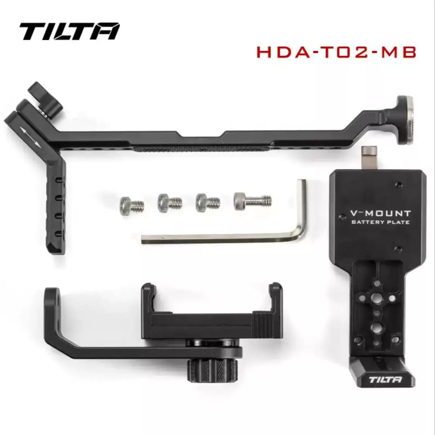 TILTA HDA-T02-MB Hydra Alien Monitorbeugel - voor RS2 DJI Ronin S Auto-opnamesysteem Monitor Mobiele telefoonbewakingsbeugel