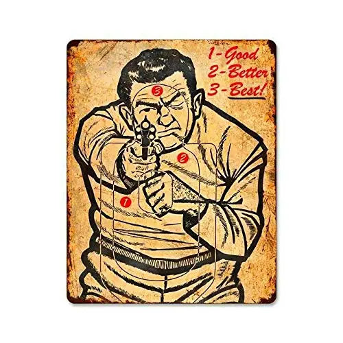 Target Practice Metallschild Bar Prepper Ammo Metallschild