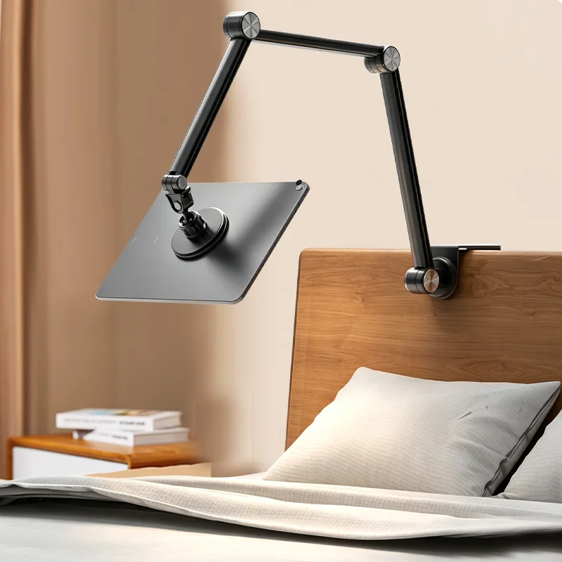 360 ° Soporte Ajustable para Teléfono y Tableta, Soporte Metálico Flexible Antideslizante para Escritorio y Uso en Cama