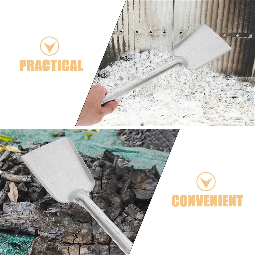 

2pcs Thickened Coal Shovel Fireplace Ash Stove Shovel Lightweight Compact Size Easy Cleaning Gardening