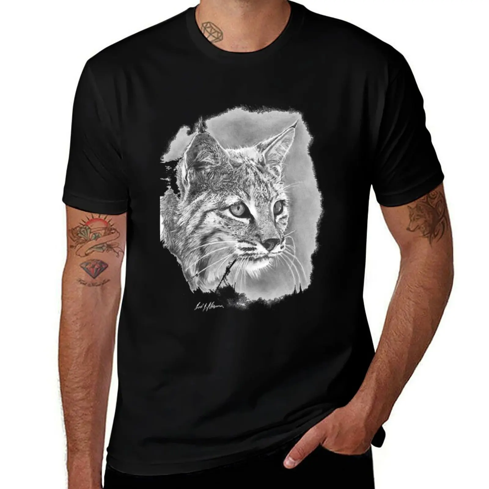 Bobcat - Big Cat - Wild Cat T-Shirt UV Protection Outdoor Tee Shirt T-Shirt