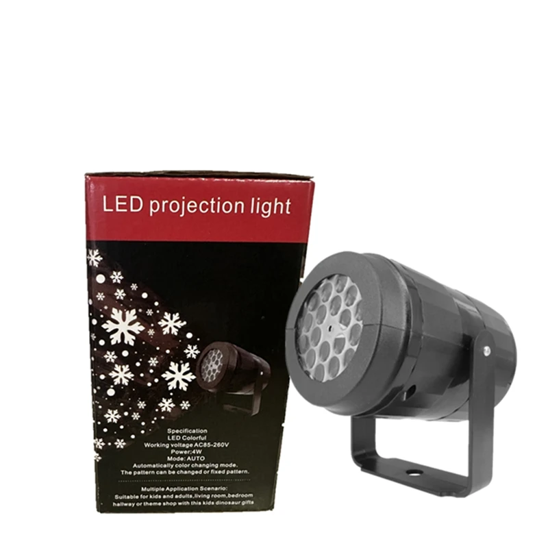 Luzes Do Projetor Do Floco De Neve, Decoração Do Jardim Do Partido Do Natal, Palco De LED, Feriado