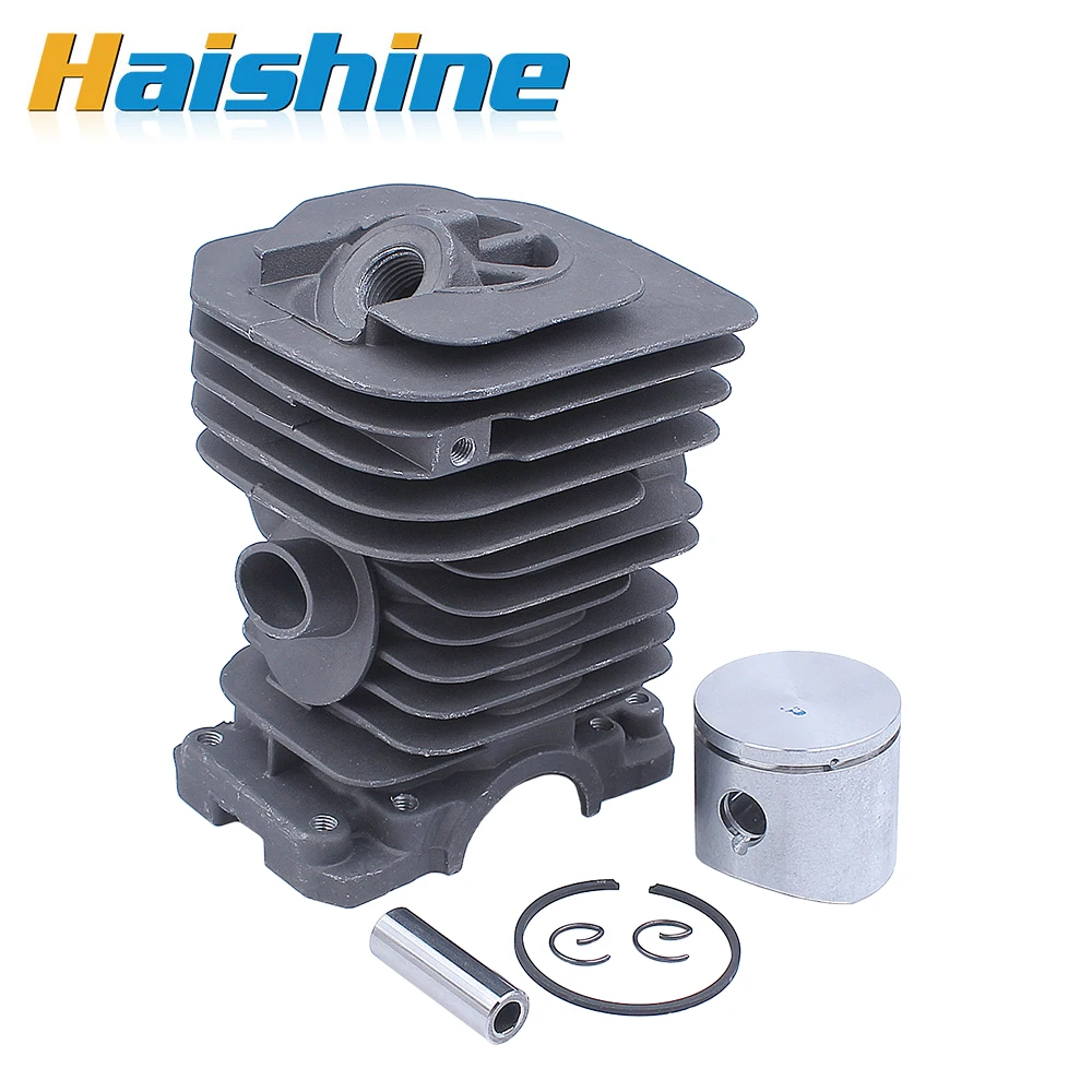 

38mm Cylinder Piston Ring Assembly Kit For Husqvarna 136 137 141 142 Chainsaw Nikasil Plated Replacement Parts 530 06 99 40