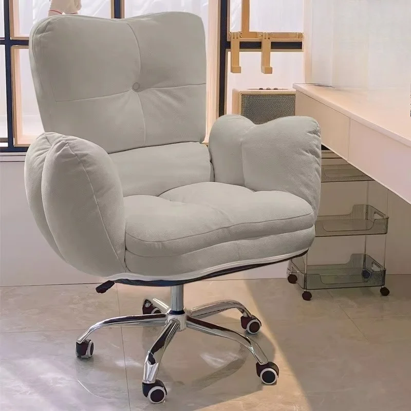 Ergonomic computer chair home live stream with leg rest