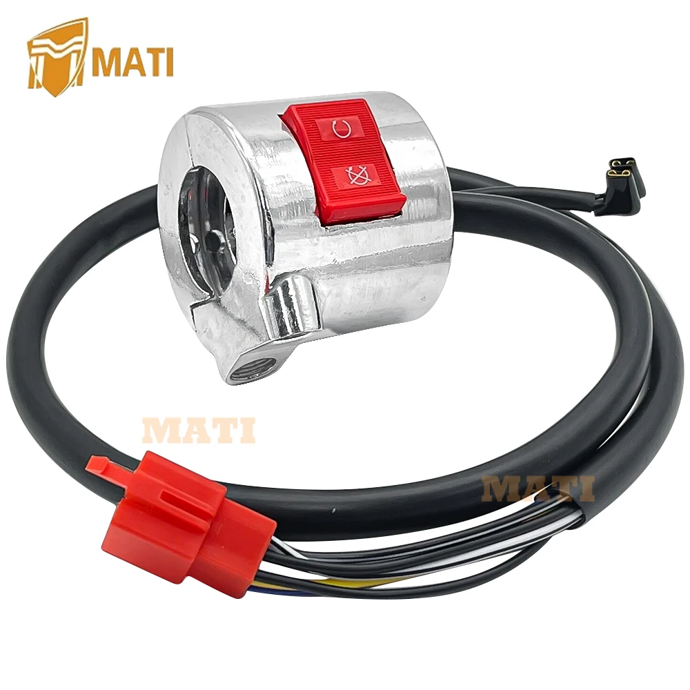 MATI-botão direito do interruptor do começo e do controle da parada da matança para Honda, VTX1300, VTX1300C, VTX1300R, VTX1300S, VTX1300T, 2003-2009, 35130-MEM-672