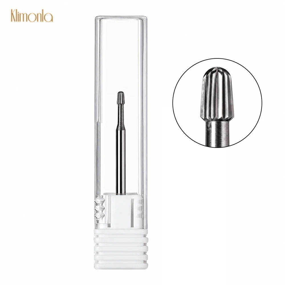 1/3Pcs Tungsten Carbid Klimonla Nail Drill Bit 2mm High Quality Polishing Nail Drill Bits For Manicure Drill Machine Accessories
