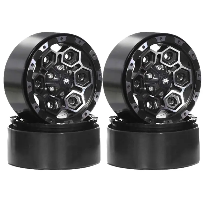 

Комплект из 4 металлических дисков 1.9 дюйма с бедлоком для радиоуправляемых краулеров 1/10 Axial SCX10 Pro Capra TRX4 RC4WD/D90 Redcat