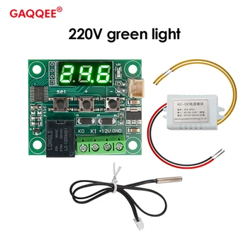 Thermostat LED W1209 AC 110-220V, température fraîche, interrupteur de contrôle de la température, Thermostat