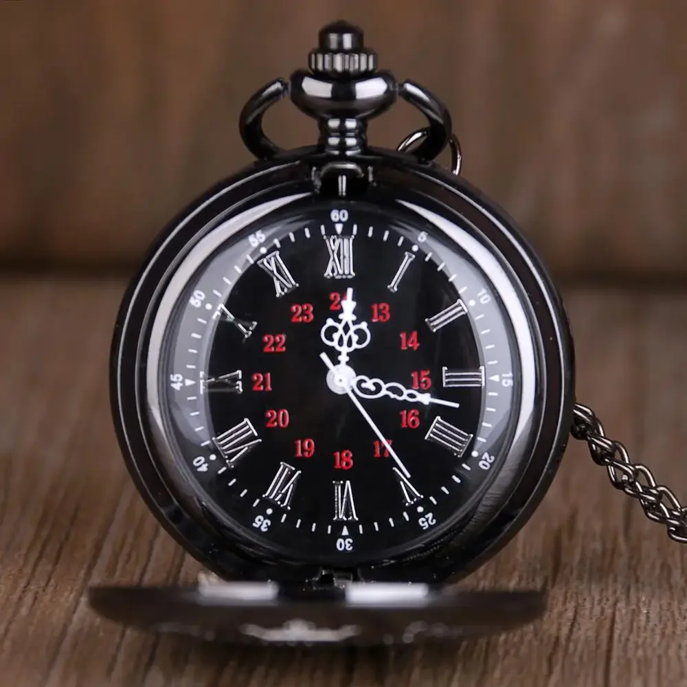 Popular Engraved Words To My Son I LOVE YOU Quartz Pocket Watch Retro Gray Cover Souvenir Birthday Gifts for Son Art Collection