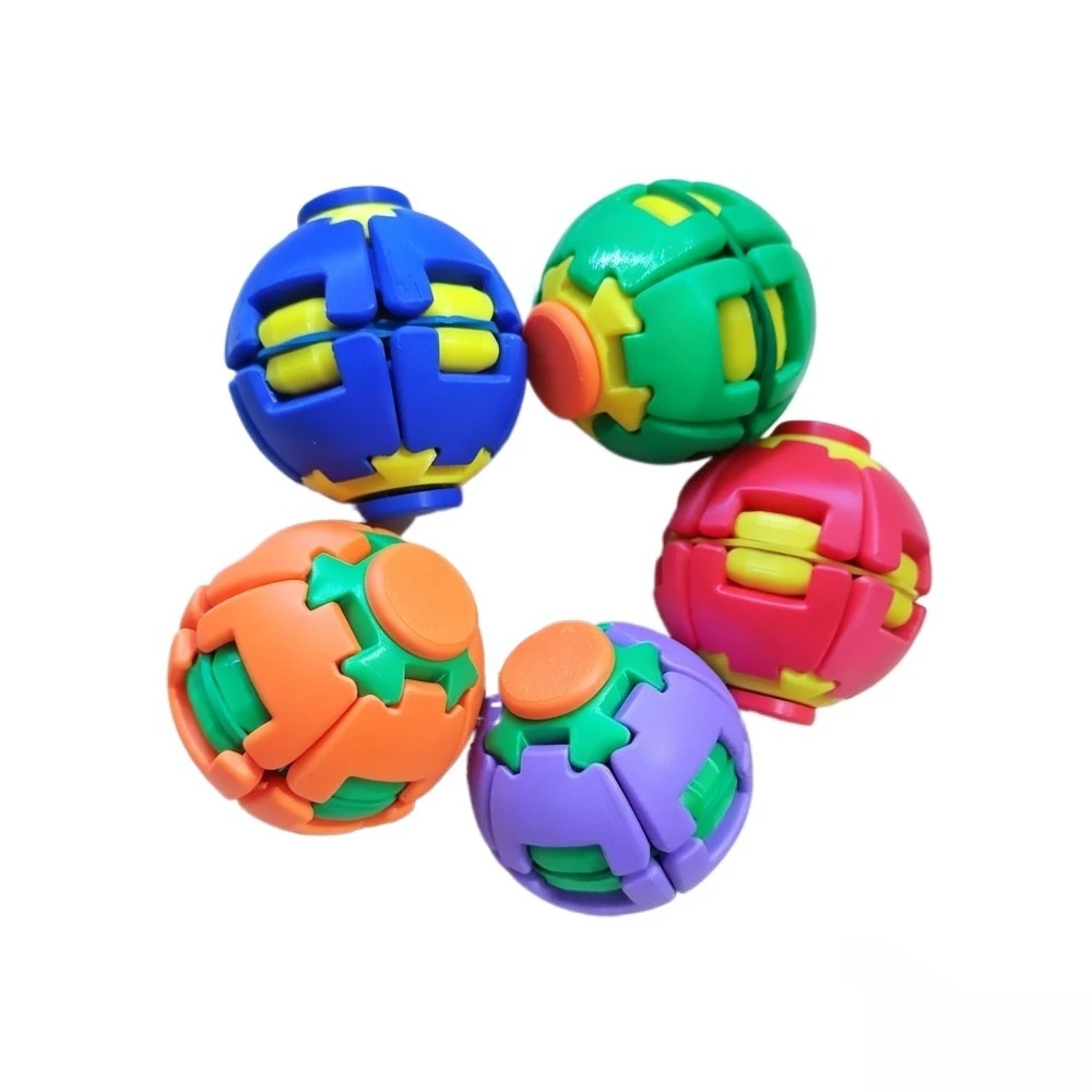 Transforming Fidget Spinner Ball Press To Spin Stress Relief Toy Deformation Sensory Finger Spinner For Kids Adults Relief Gift